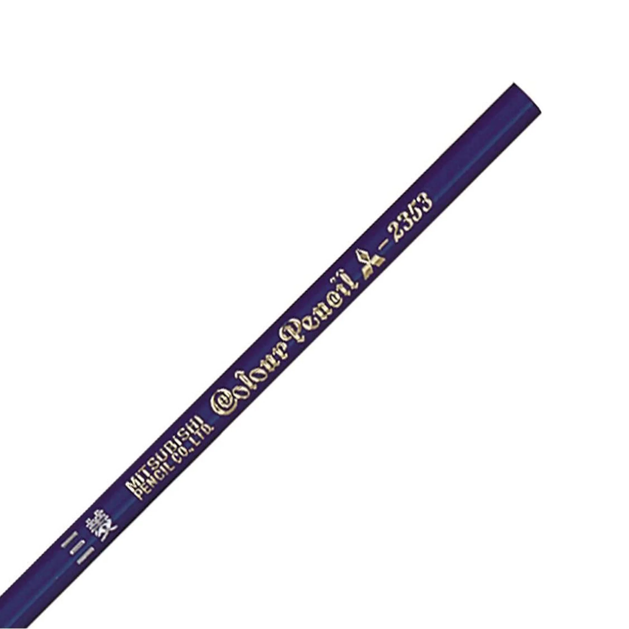 2353 Indigo Blue Colored Wooden Pencils 1 Dozen Pack / uni Mitsubishi Pencil - Image 3
