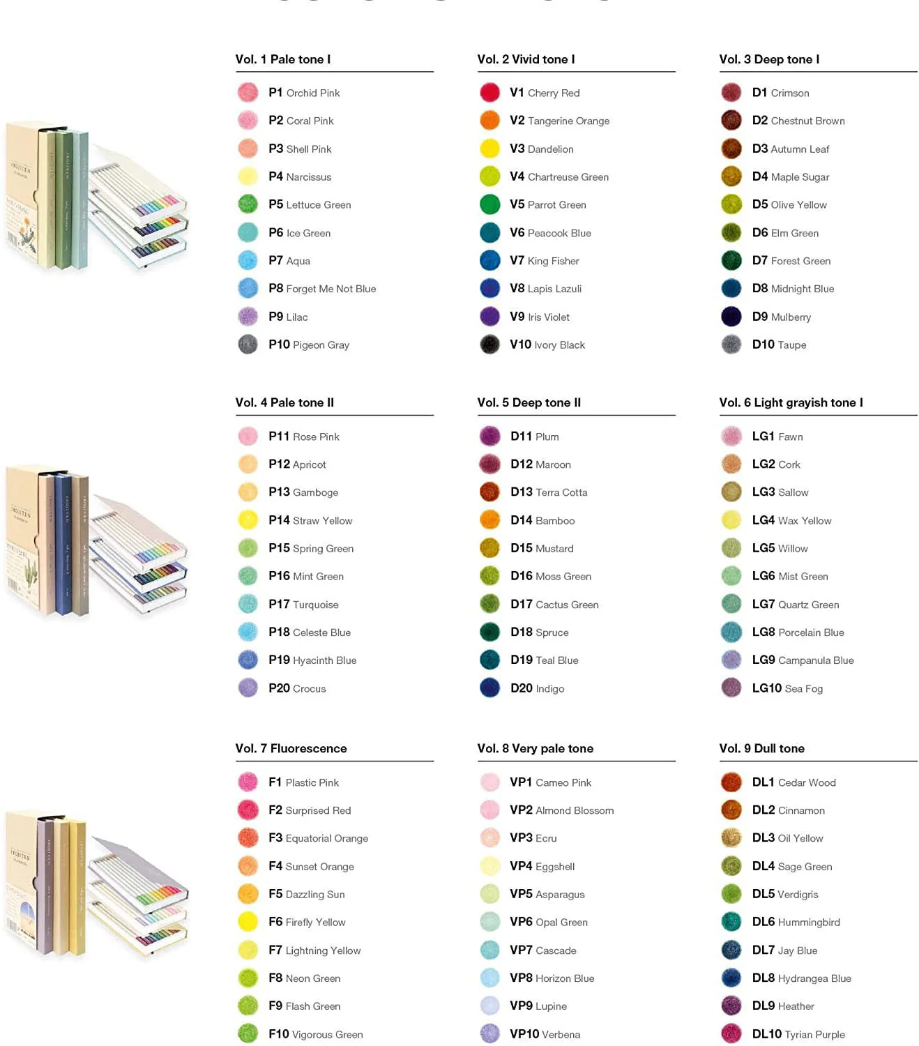 30 Irojiten Colored Pencil Collection Vol. 7, 8, 9 / Tombow - Image 11