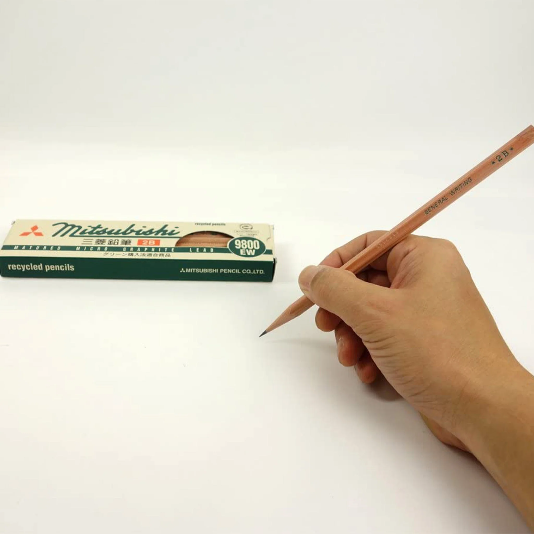 9800 EW Wooden Pencils 1 Dozen Pack / uni Mitsubishi Pencil - Image 6