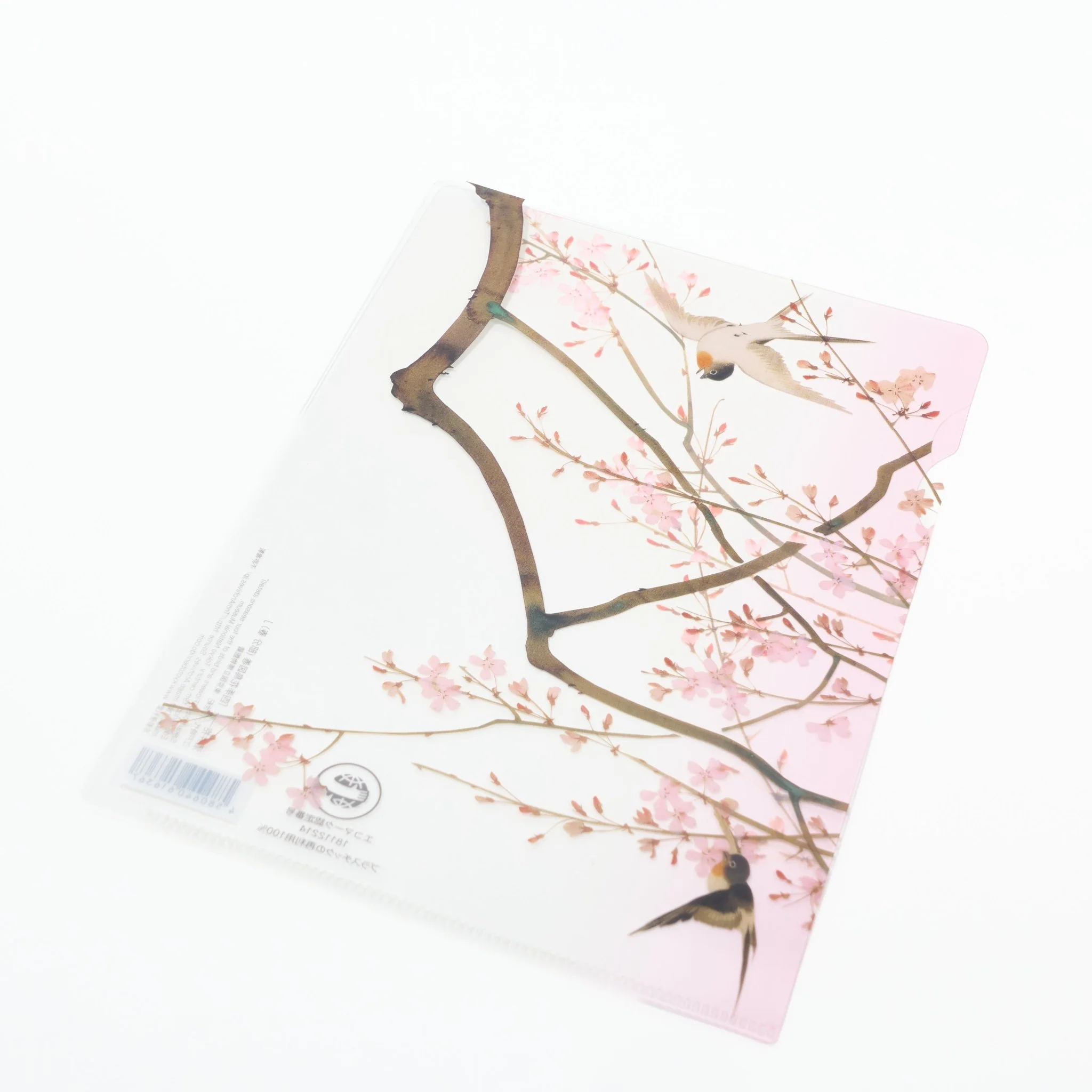 Four Seasons Flowers and Birds Scroll A5 Clear File / Benrido