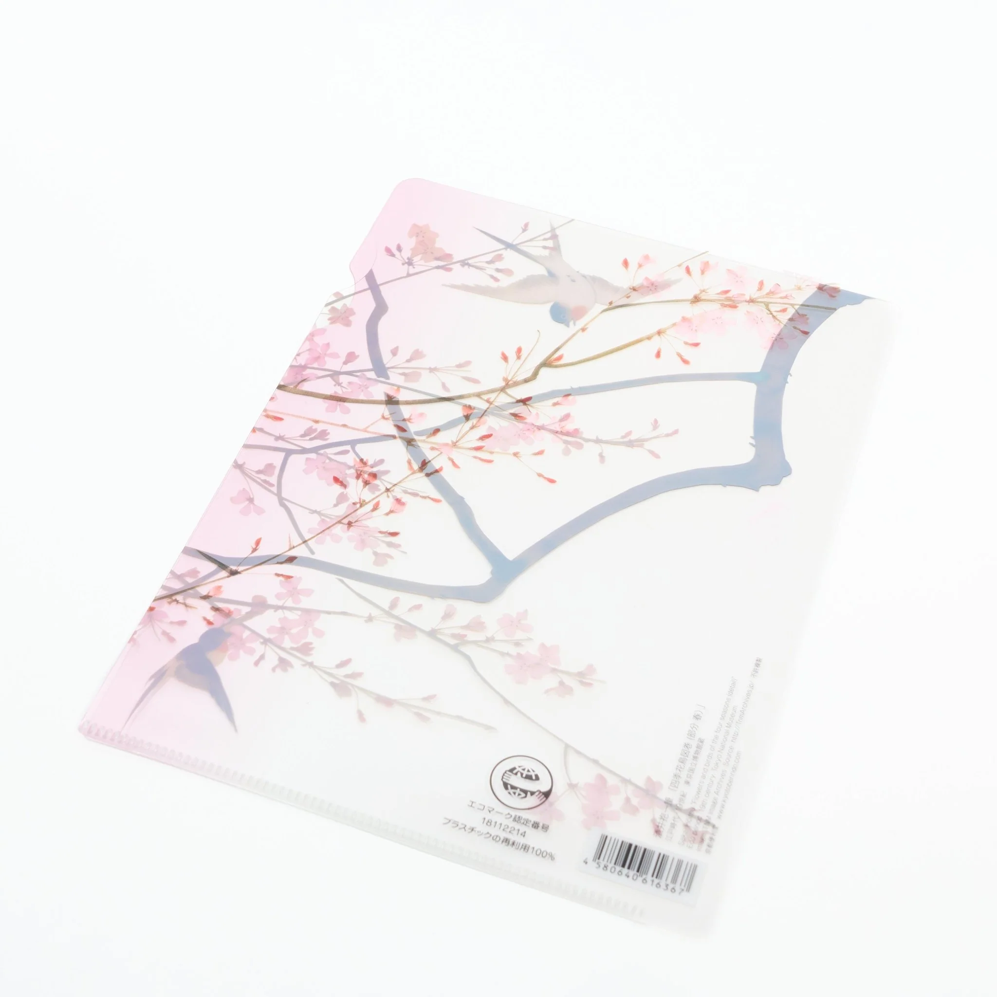 Four Seasons Flowers and Birds Scroll A5 Clear File / Benrido - Image 2