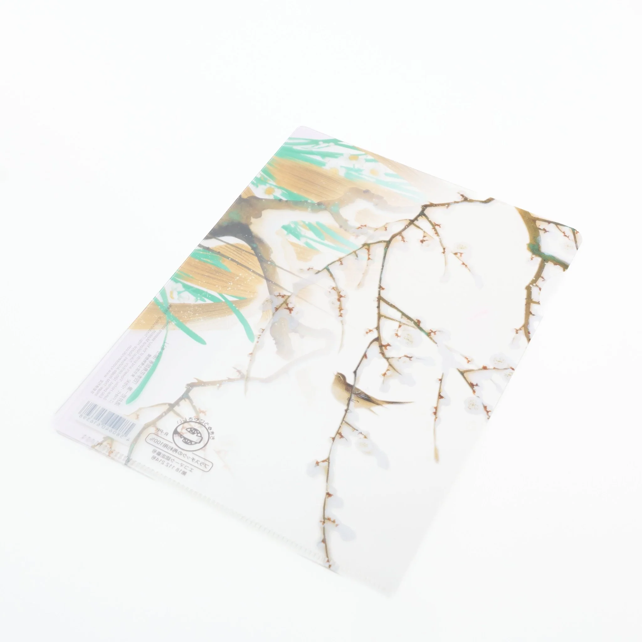 Four Seasons Flowers and Birds Scroll A5 Clear File / Benrido - Image 7
