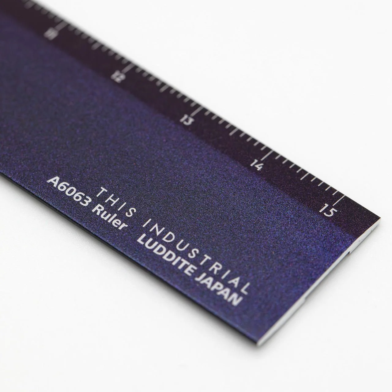 A6063 Iridescent Aluminum Ruler 15cm Yellow Knife / Luddite - Image 11