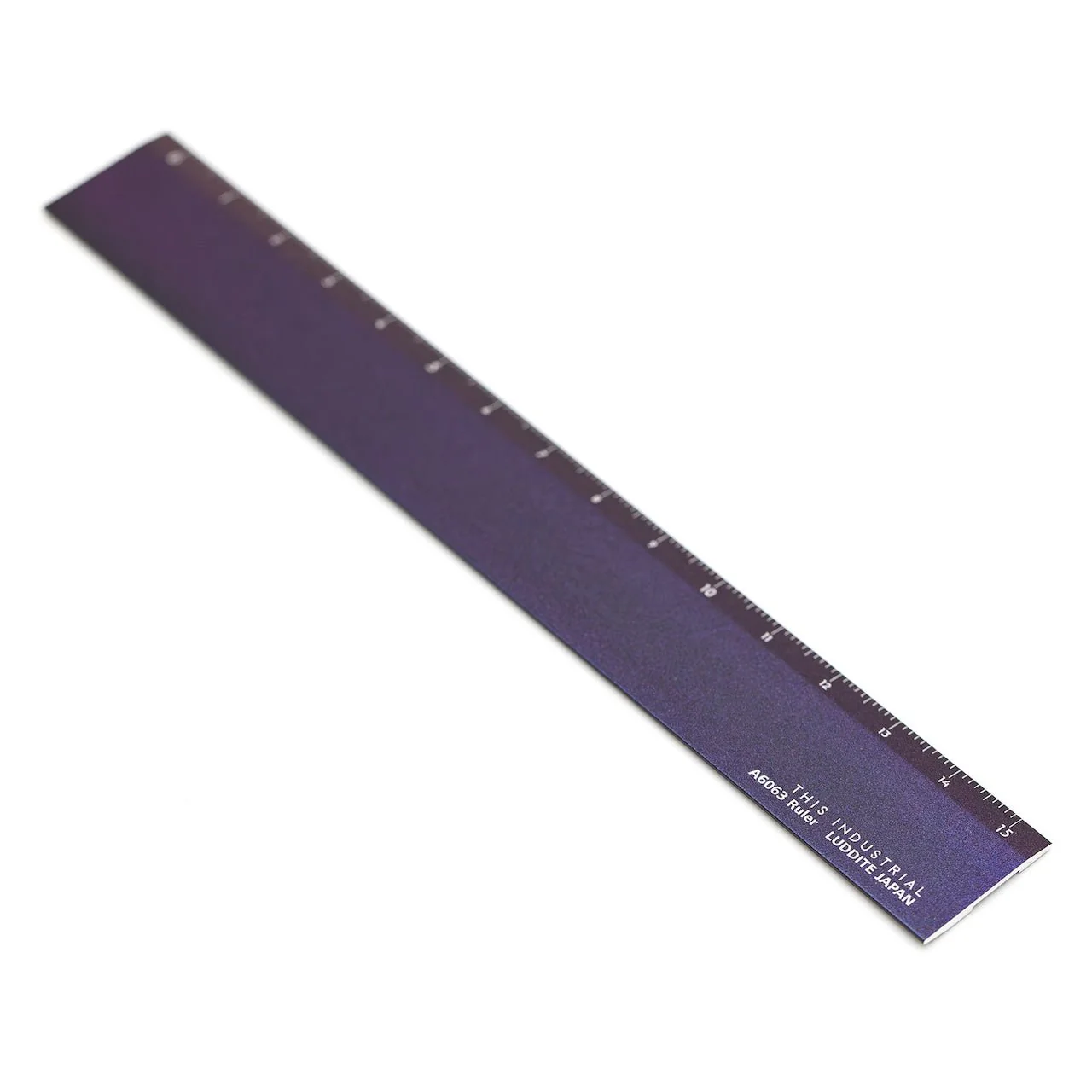 A6063 Iridescent Aluminum Ruler 15cm Yellow Knife / Luddite - Image 12