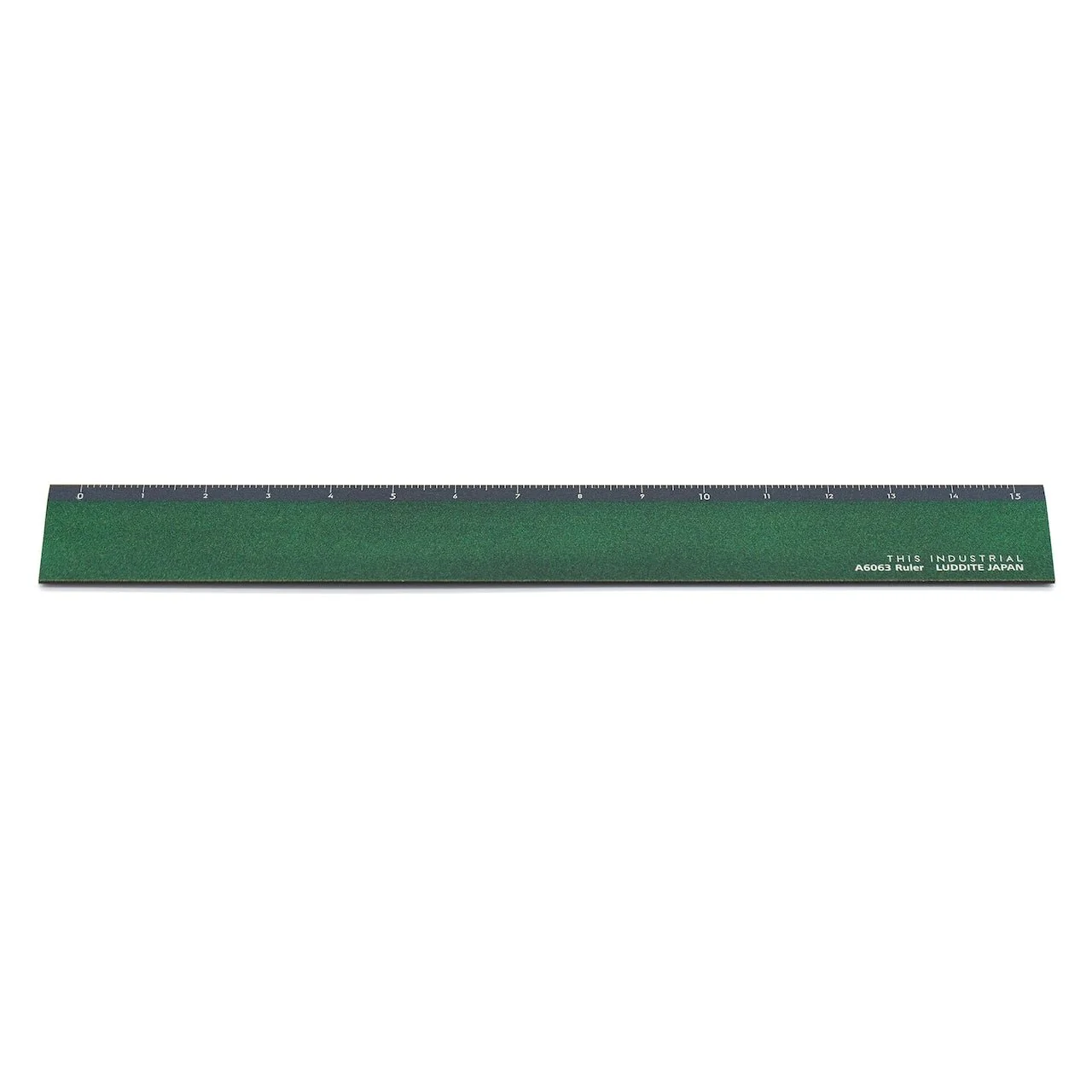 A6063 Iridescent Aluminum Ruler 15cm Yellow Knife / Luddite - Image 6