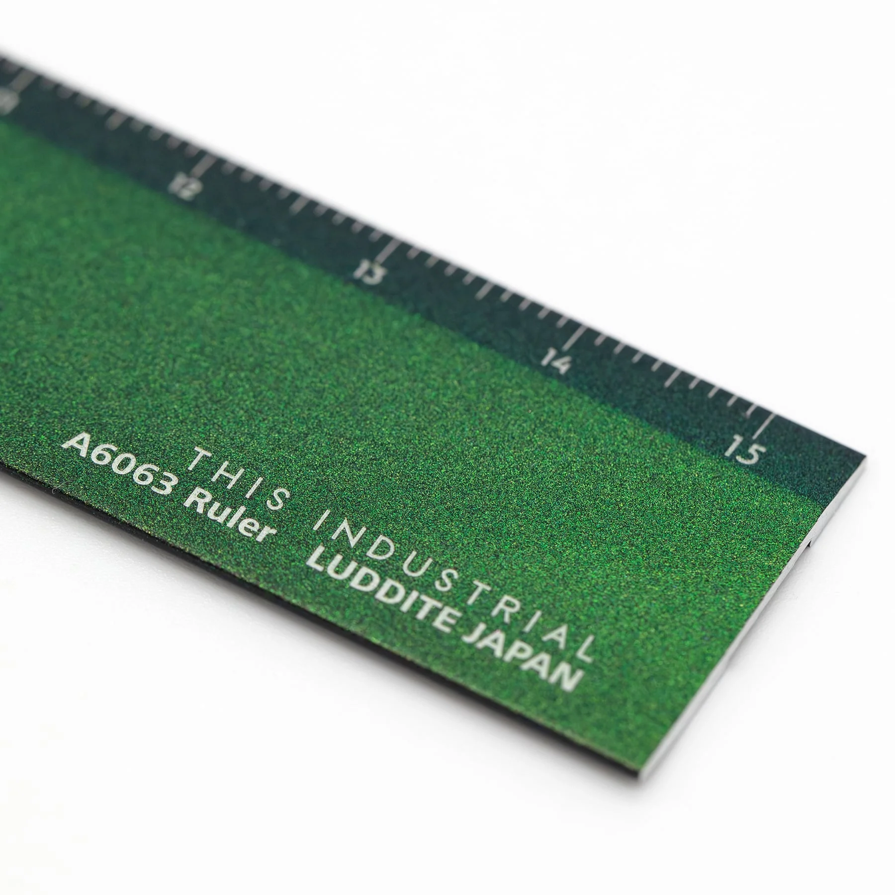A6063 Iridescent Aluminum Ruler 15cm Yellow Knife / Luddite - Image 7