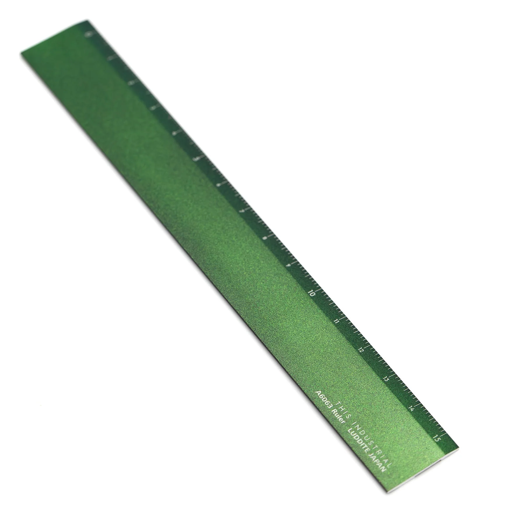 A6063 Iridescent Aluminum Ruler 15cm Yellow Knife / Luddite - Image 8