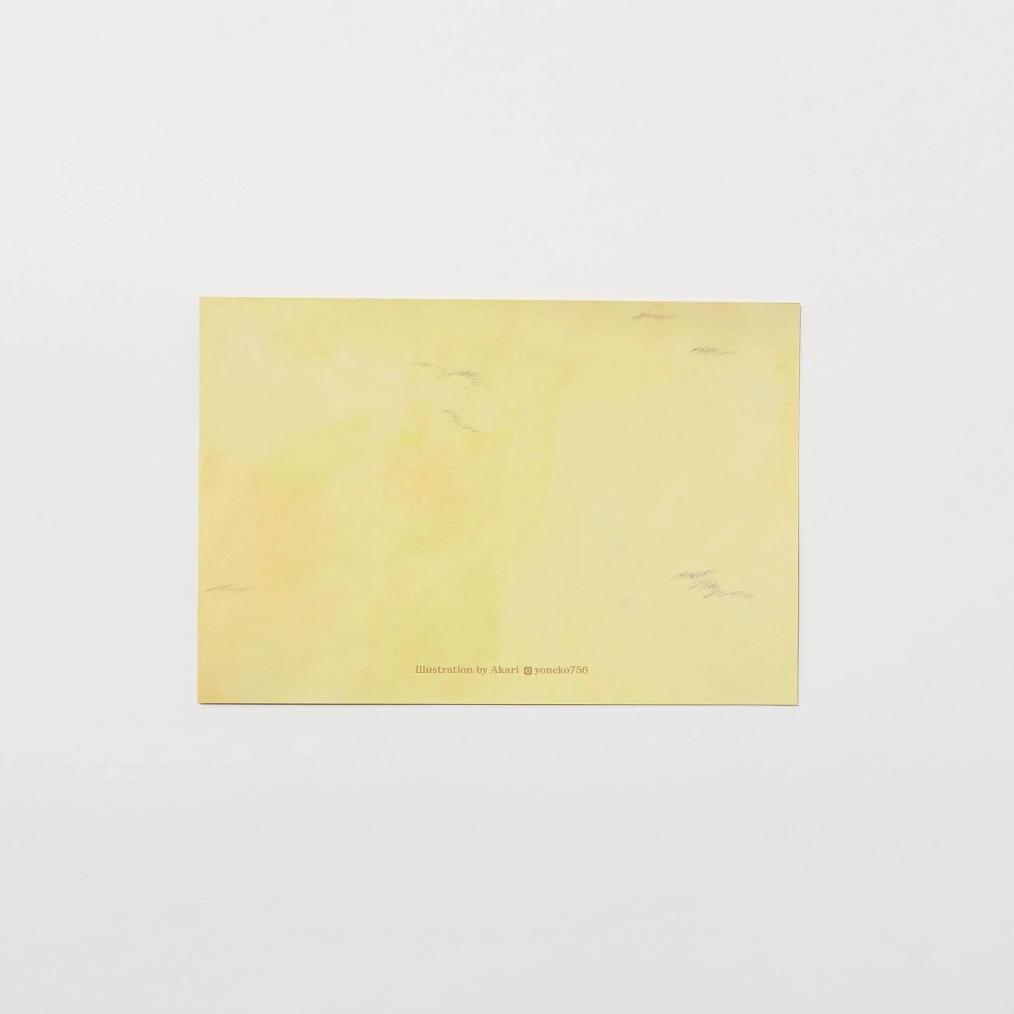 "Aisatsu" Postcard by Akari / Bungu - Image 4