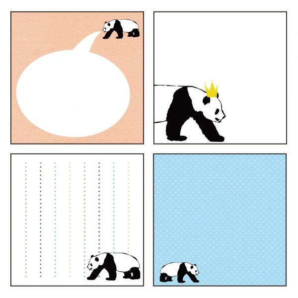 Animal Series Square Memo Pad / GreenFlash - Image 15