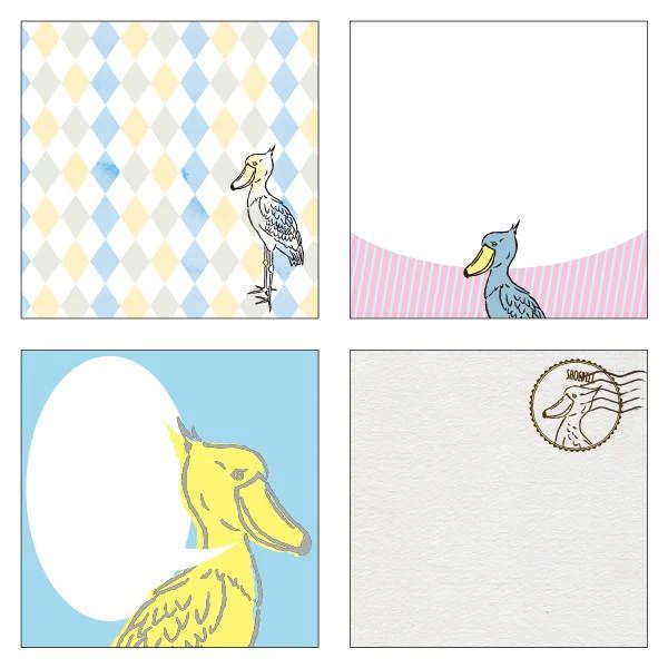 Animal Series Square Memo Pad / GreenFlash - Image 4