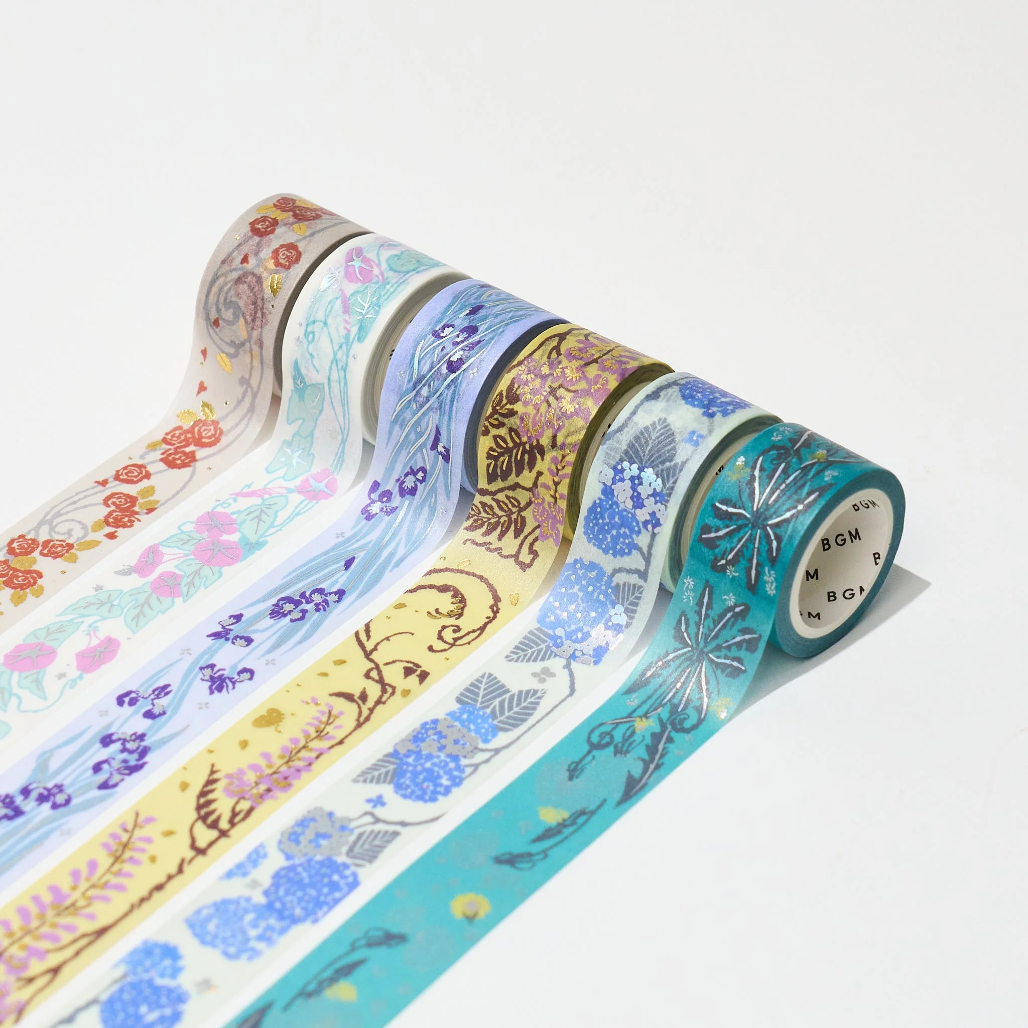 BGM Botanical Notes Foil Masking Tape / BGM