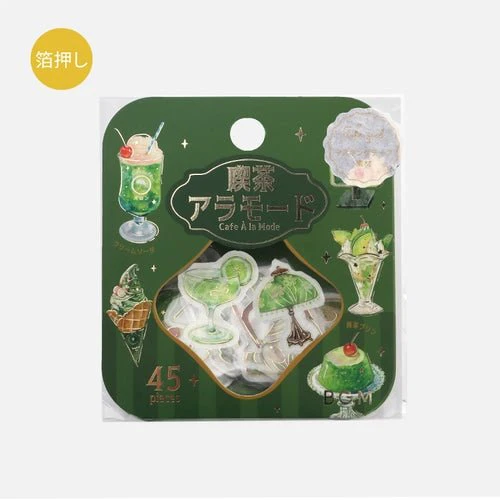 BGM Foil Stamping "Kissa A La Mode" Flake Stickers / BGM - Image 4
