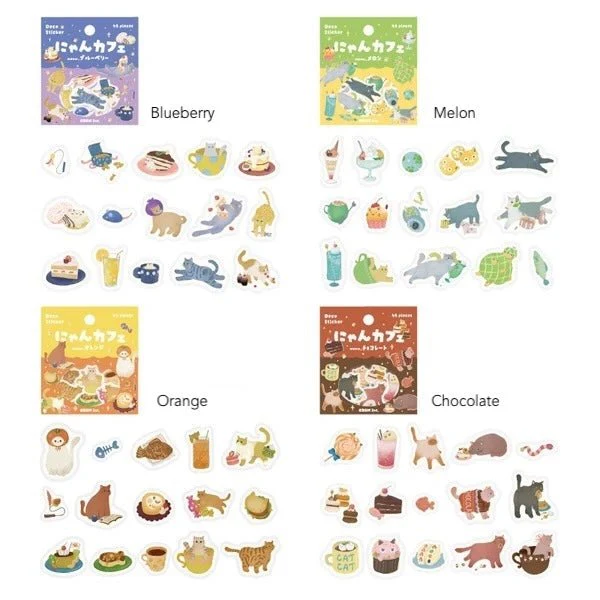 BGM Foil Stamping "Nyan Cafe" Stickers / BGM - Image 5