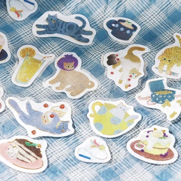 BGM Foil Stamping "Nyan Cafe" Stickers / BGM - Image 9