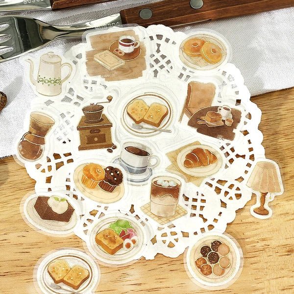 BGM Foil Stamping "Today's Cafe" Stickers / BGM - Image 13