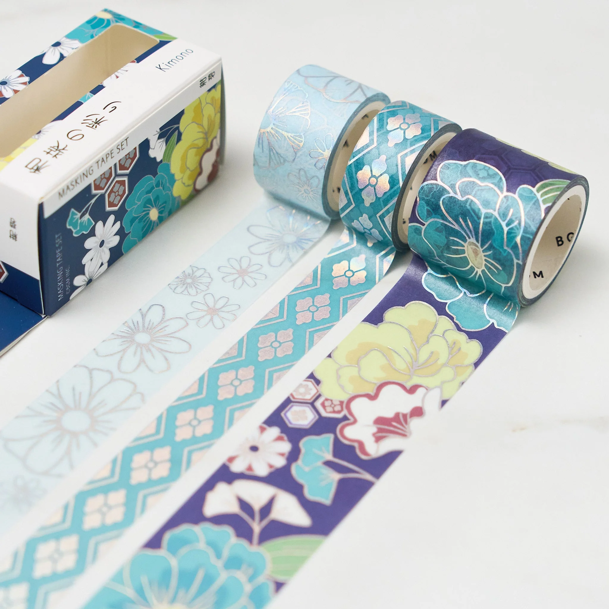 BGM Kimono Pattern Series Foil Masking Tape Set / BGM - Image 3