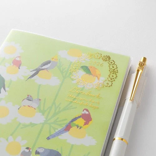 Birds and Seasonal Plants Pocket Diary 2026 / MIDORI - Image 10