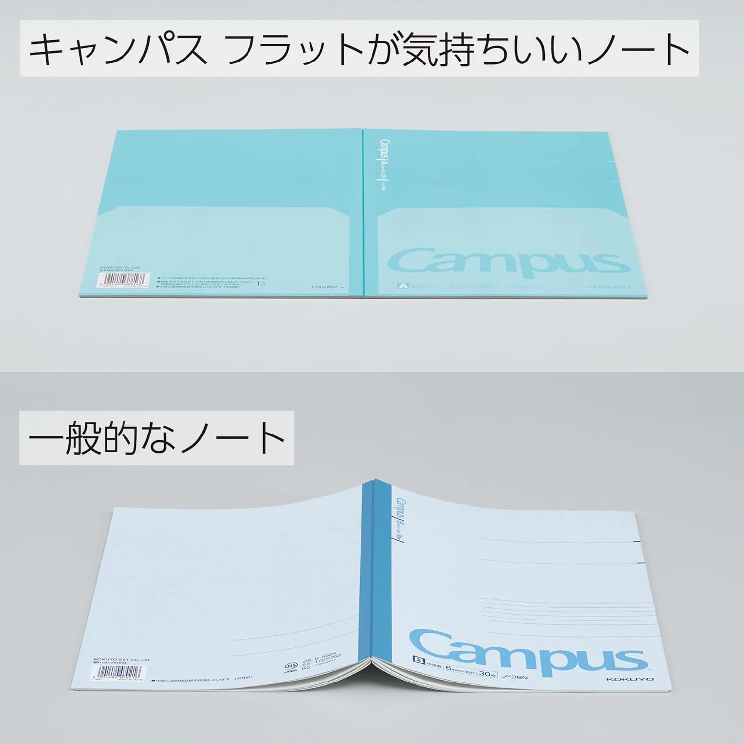 Campus Flat Kimochii Notebook Set / KOKUYO - Image 3