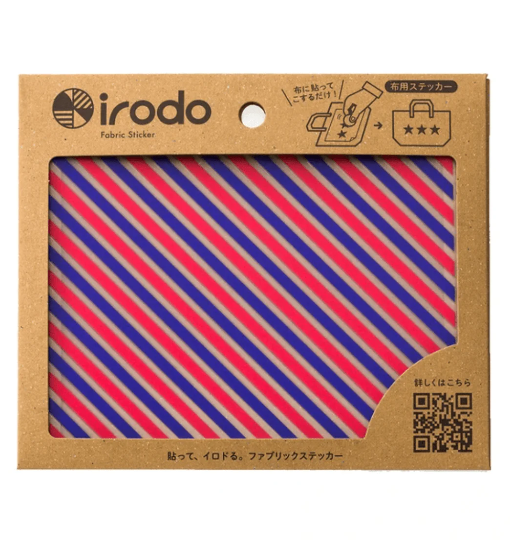 Fabric Sticker Set Stripe / irodo - Image 3