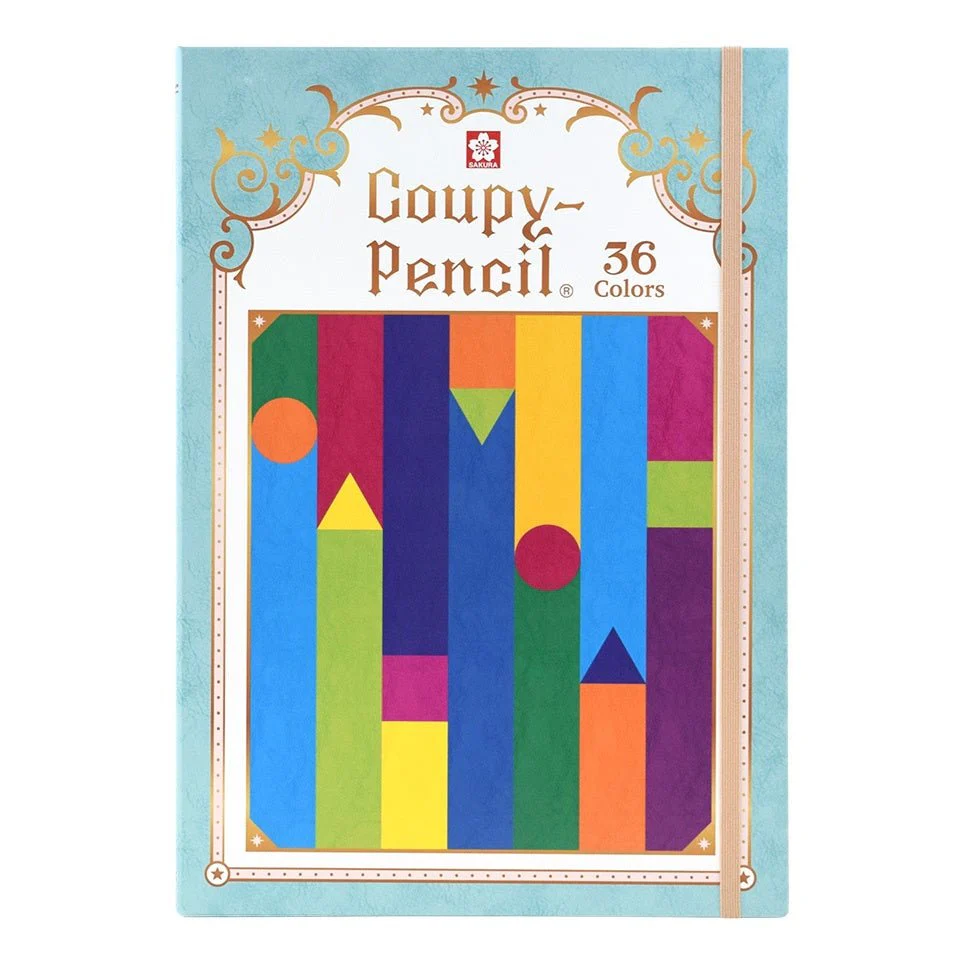 Coupy Pencil 36-Color Set Book-Style Case / SAKURA - Image 4