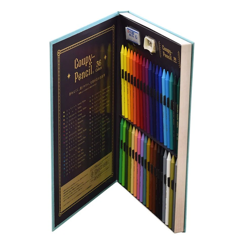 Coupy Pencil 36-Color Set Book-Style Case / SAKURA - Image 6