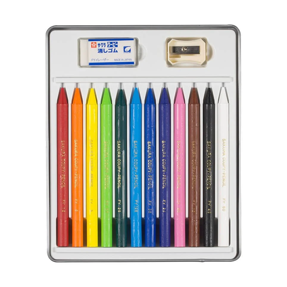 Coupy Pencil Colored Pencil Set / SAKURA - Image 12
