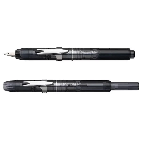 Curidas Knock-Type Fountain Pen / Platinum - Image 2