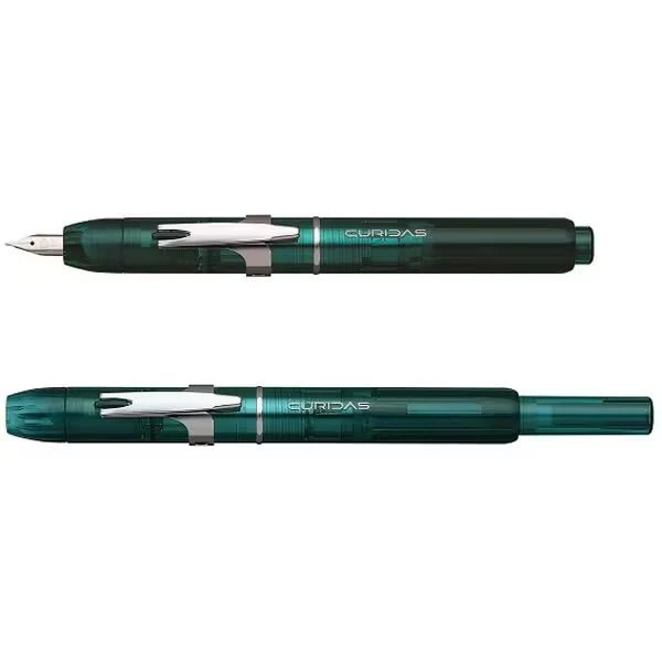 Curidas Knock-Type Fountain Pen / Platinum - Image 3