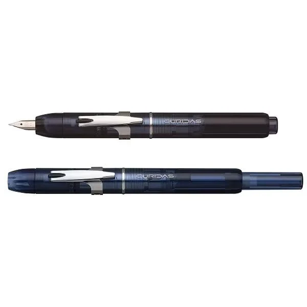 Curidas Knock-Type Fountain Pen / Platinum - Image 4