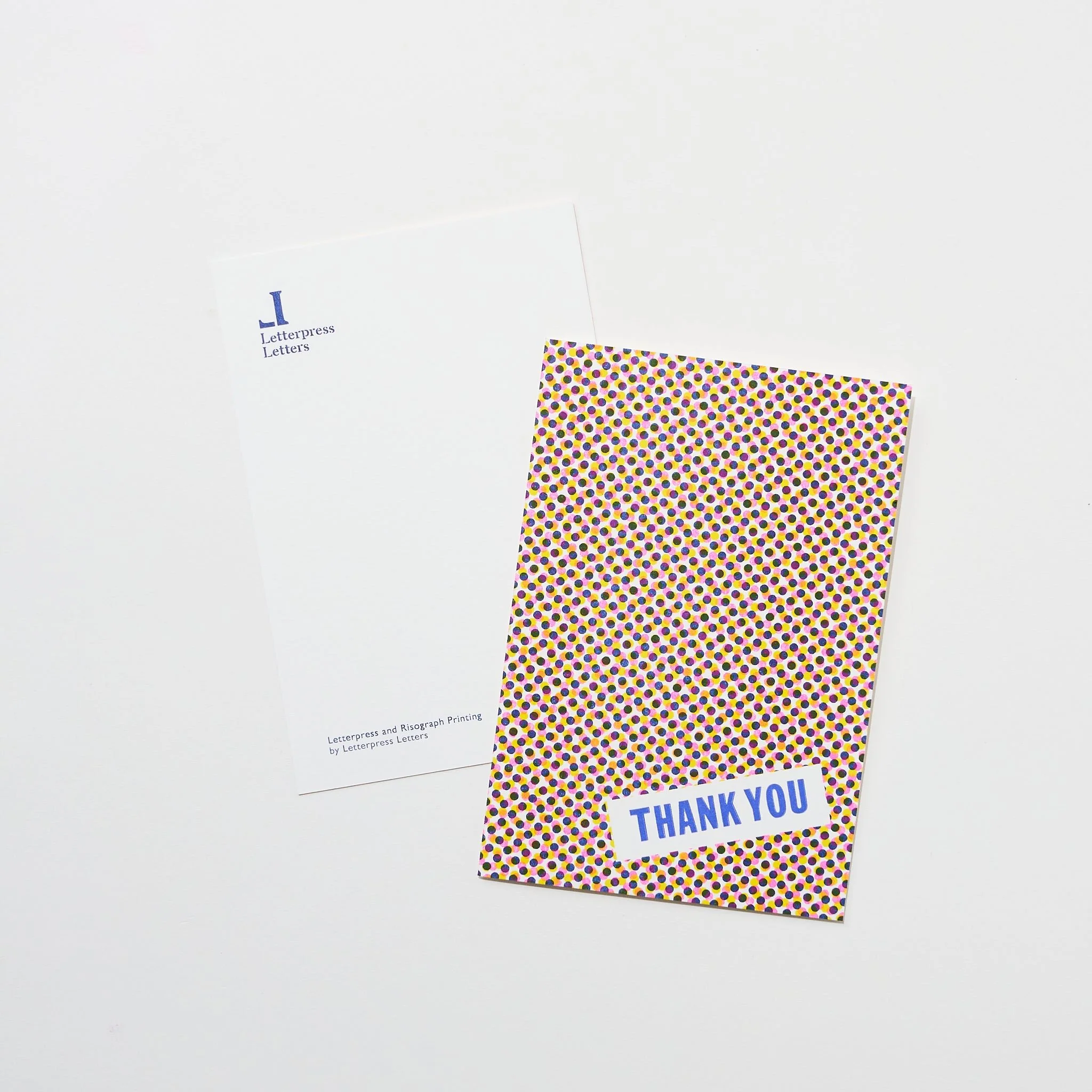 DOT Thank You Card / Letterpress Letters - Image 5