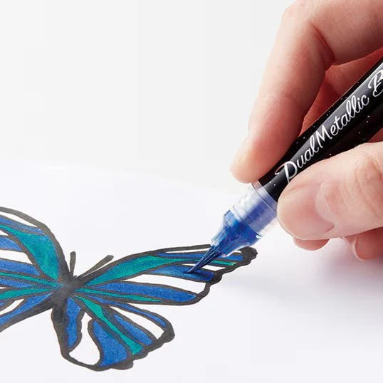Dual Metallic Brush Marker / Pentel - Image 3