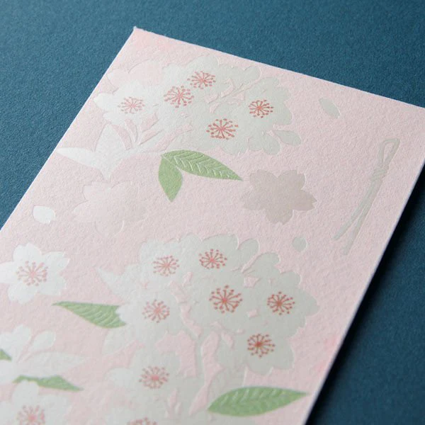 Echizen Washi Paper Envelopes with Pearl Foil Stamping / MIDORI - Image 11