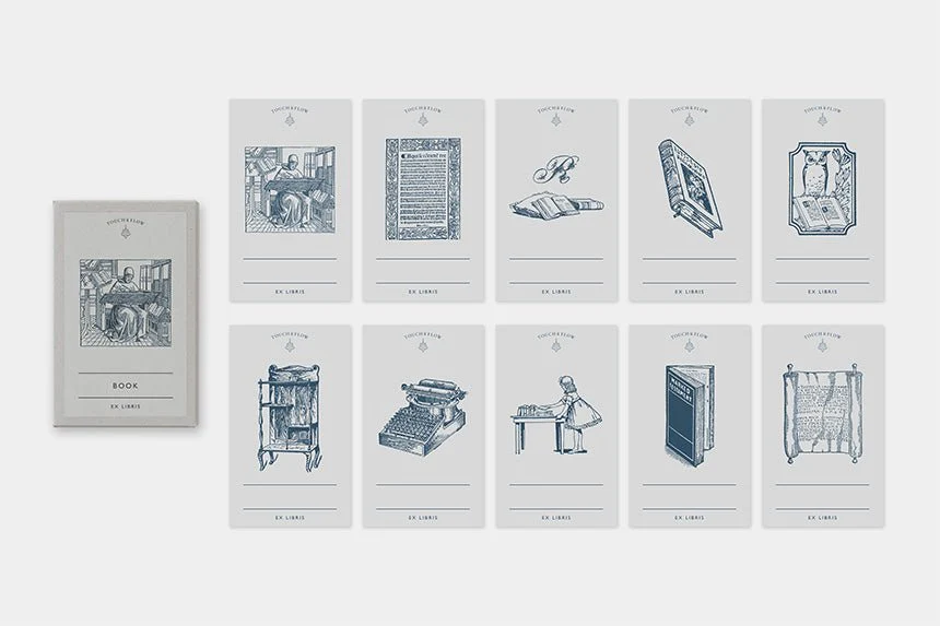 Ex Libris Bookplate Sticker Series / TOUCH & FLOW