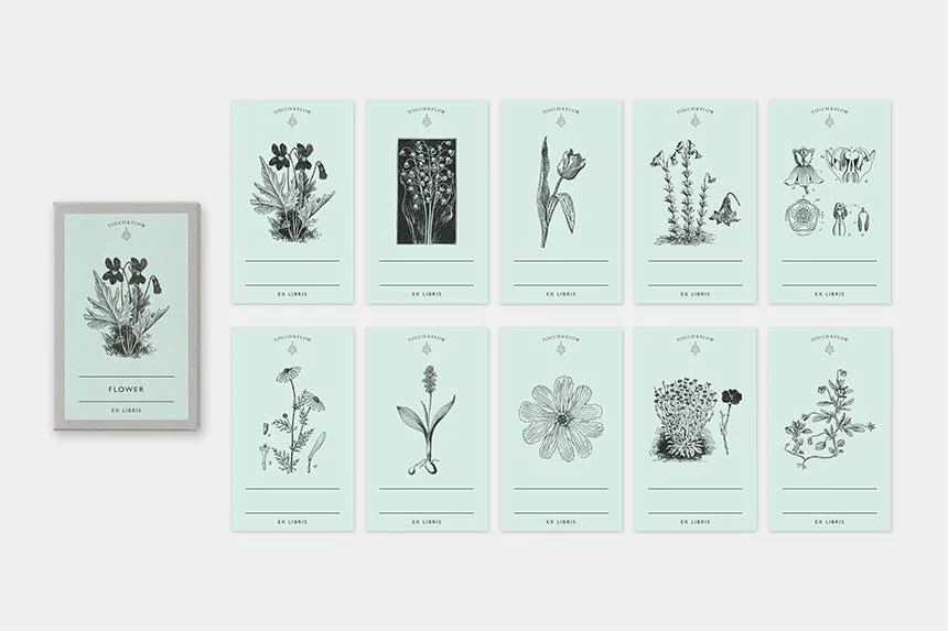 Ex Libris Bookplate Sticker Series / TOUCH & FLOW - Image 8