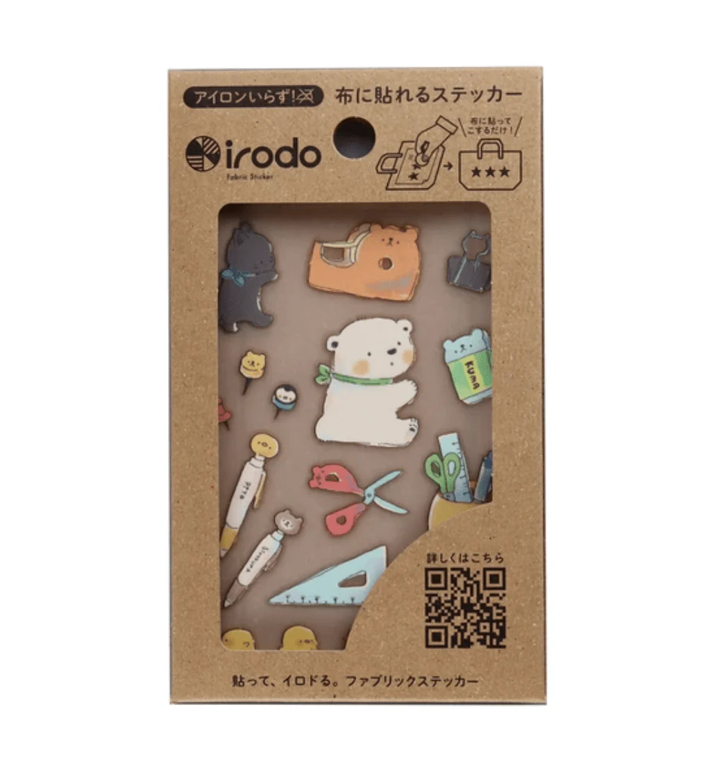 Fabric Sticker Set Cute / irodo - Image 3