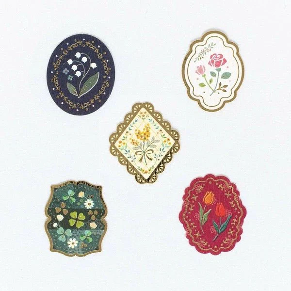 Flake Seal Flowers Sticker / NB - Image 2