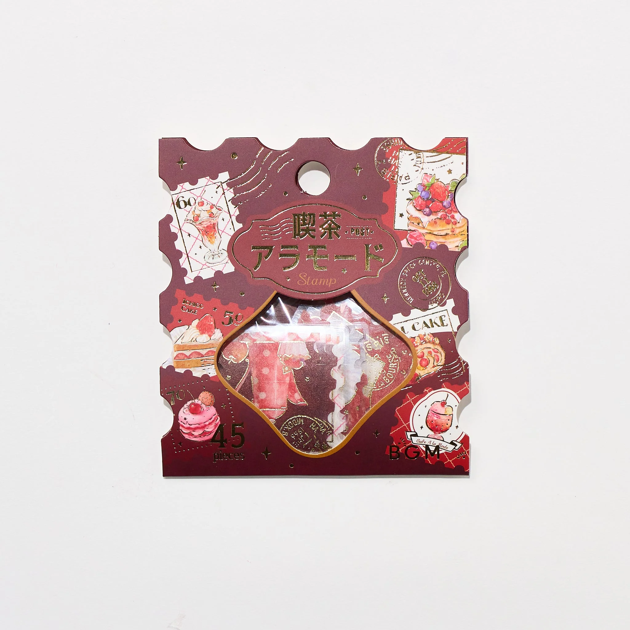 BGM Foil Stamping "Kissa A La Mode: Stamp" Flake Stickers / BGM - Image 21