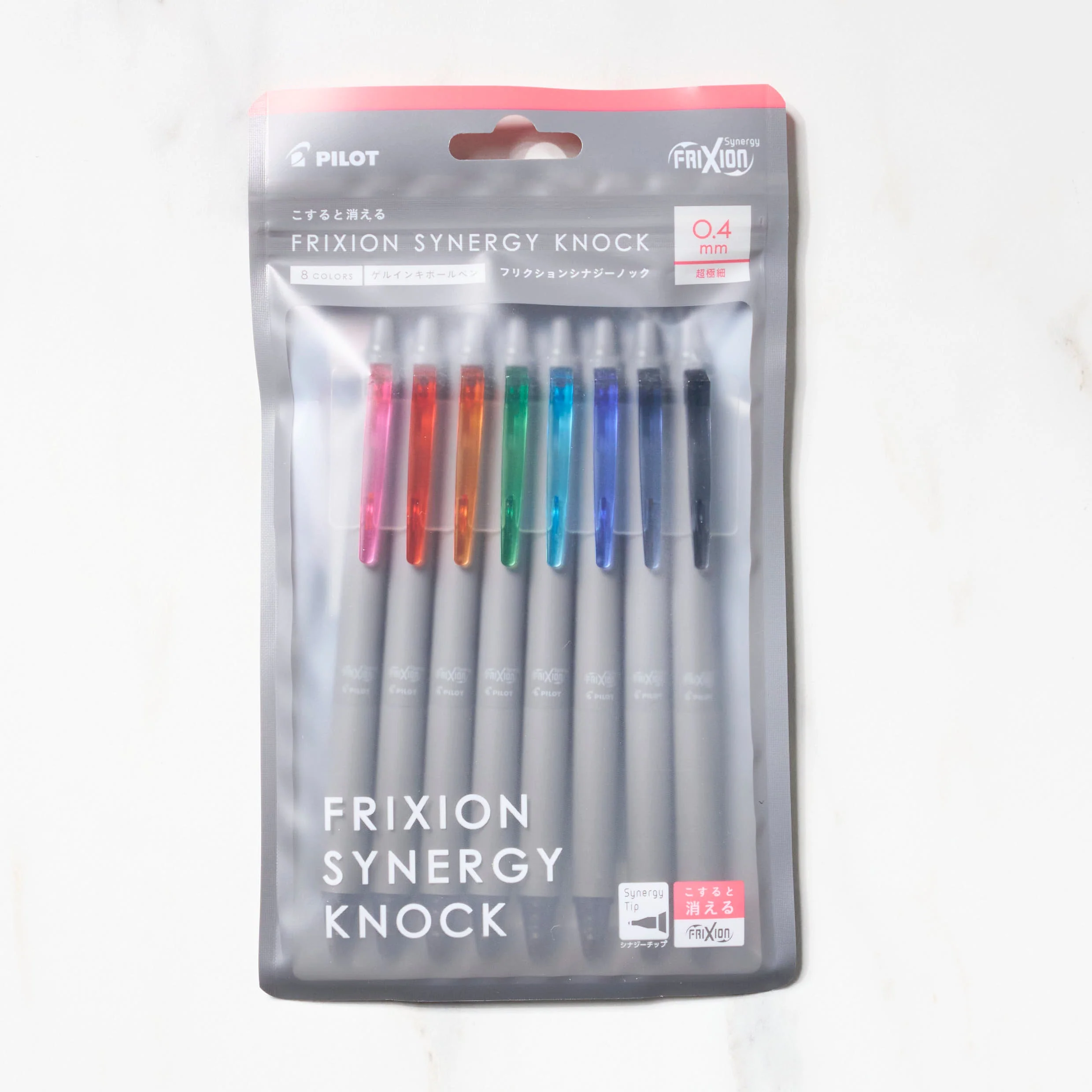 Frixion Synergy Knock 8 Color Ballpoint Pen Set / Pilot - Image 3