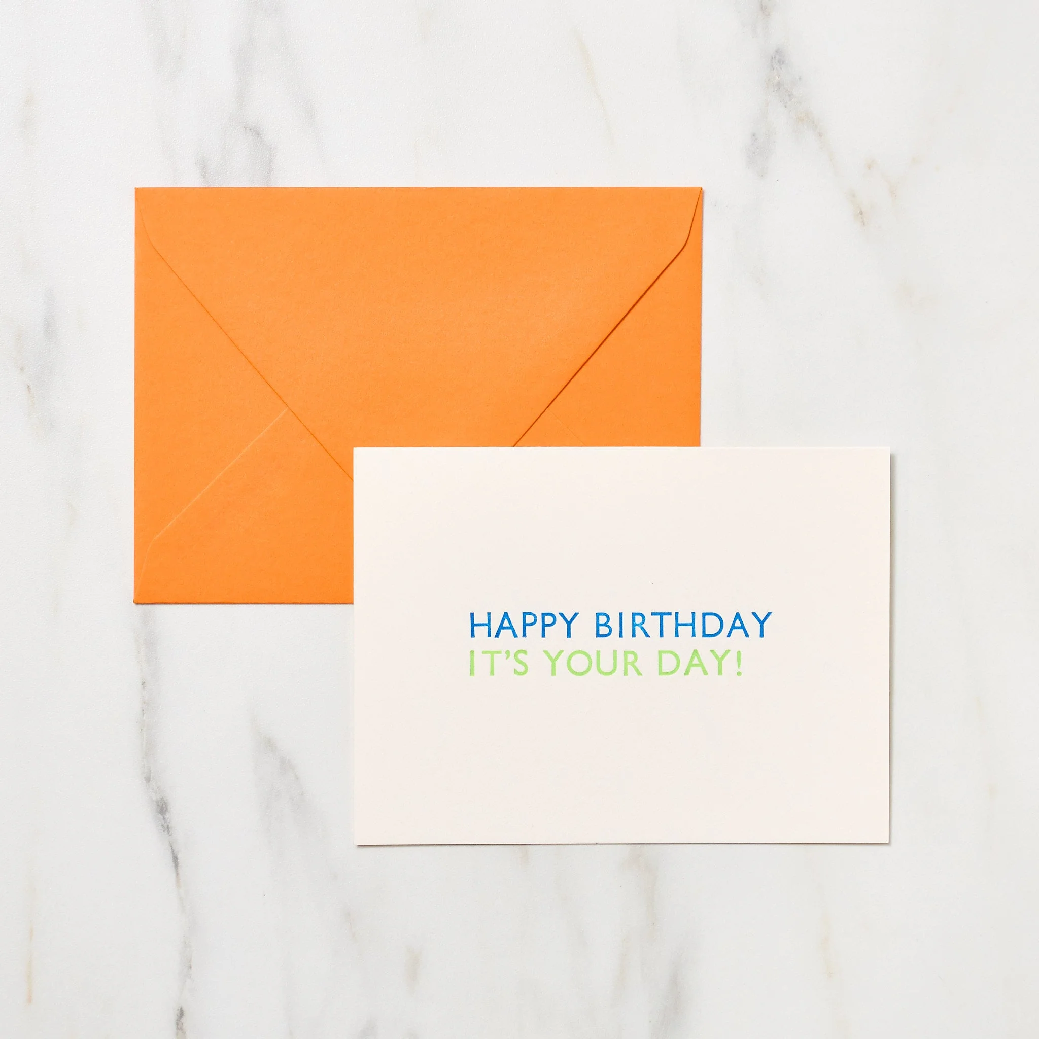 "Happy Birthday It's Your Day!" Greeting Cards / Letterpress Letters - Image 2