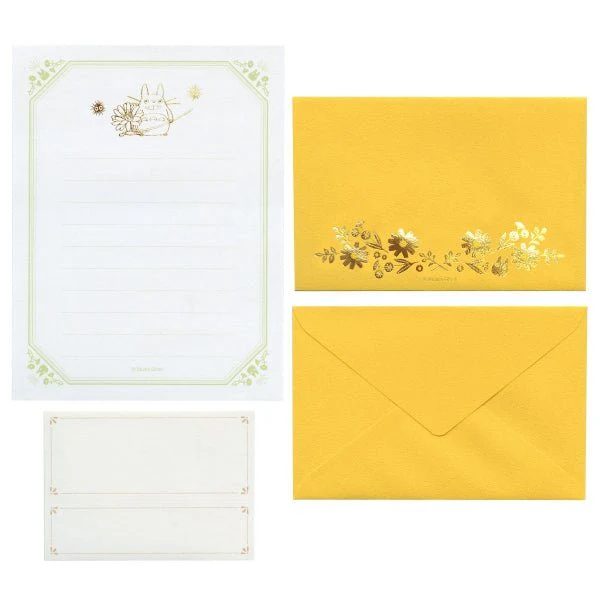 Totoro Foil-Stamped Letter Set / Movic - Image 2