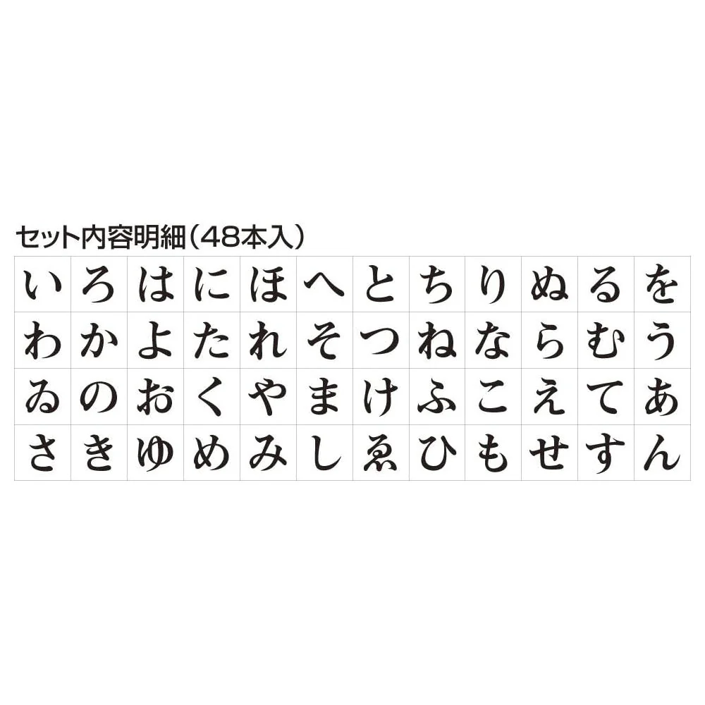 Japanese Alphabet Stamps / Shachihata - Image 3