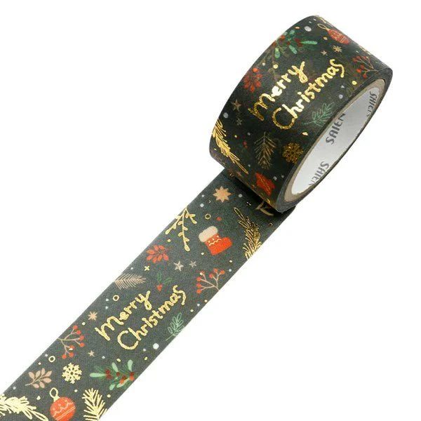 [Limited] 2025 Christmas Series Foil Masking Tape / SAIEN - Image 3