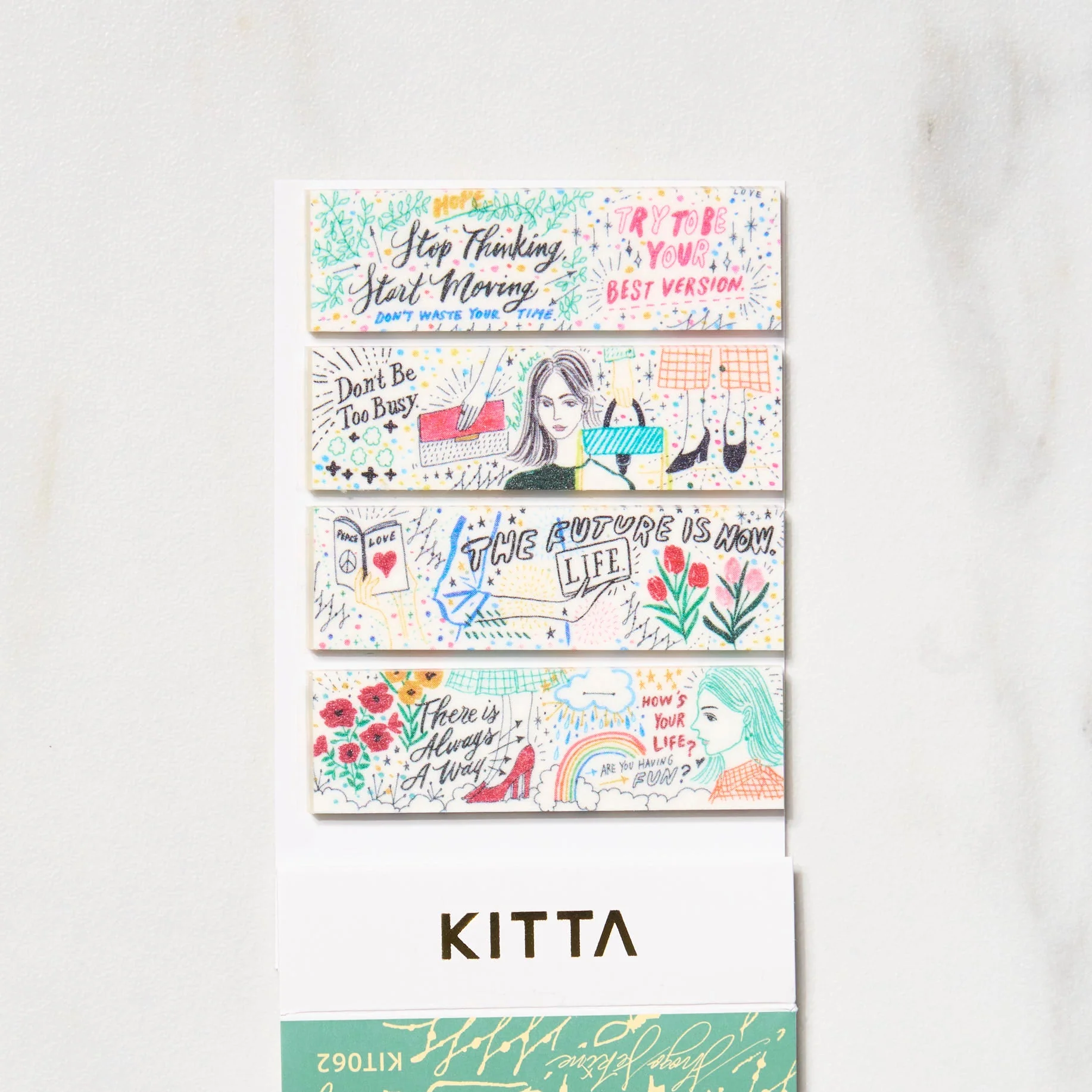 KITTA Basic 5/6 Masking Tape Stickers / KING JIM - Image 4