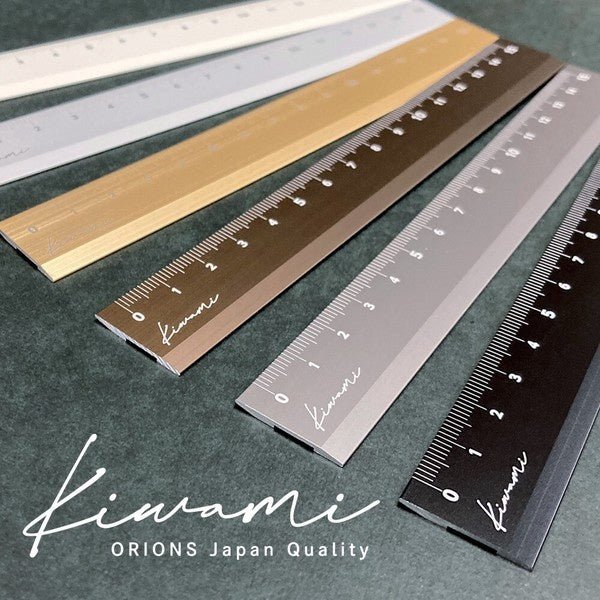 Kiwami LR Ambidextrous Aluminum Ruler 15cm / KYOEI PLASTIC