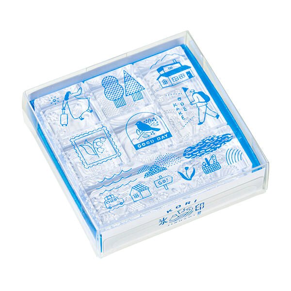 Kori Jirushi Ice Cube Stamp 6-Piece Set / KING JIM - Image 11