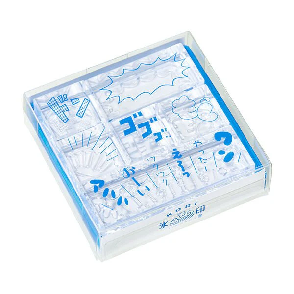 Kori Jirushi Ice Cube Stamp 6-Piece Set / KING JIM - Image 12
