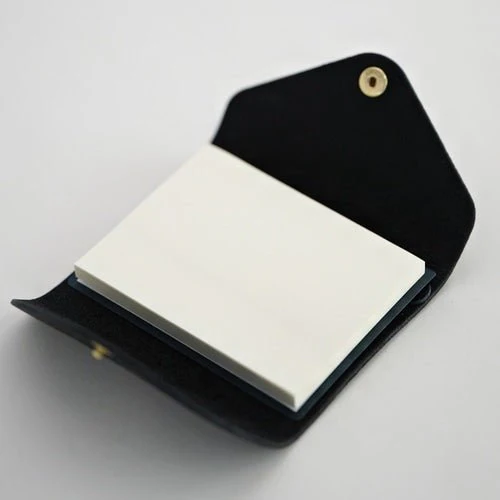 Life Sticky Note with Leather Cover and Stand / YAMAMA - Image 2