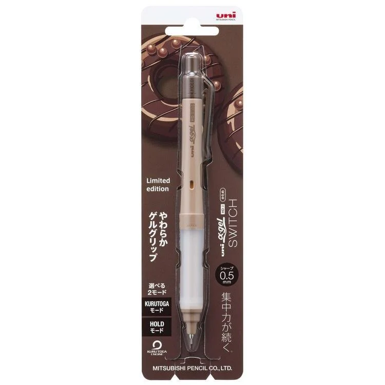 [Limited] Alpha Gel SWITCH Mechanical Pencil Donut Color / uni Mitsubishi Pencil