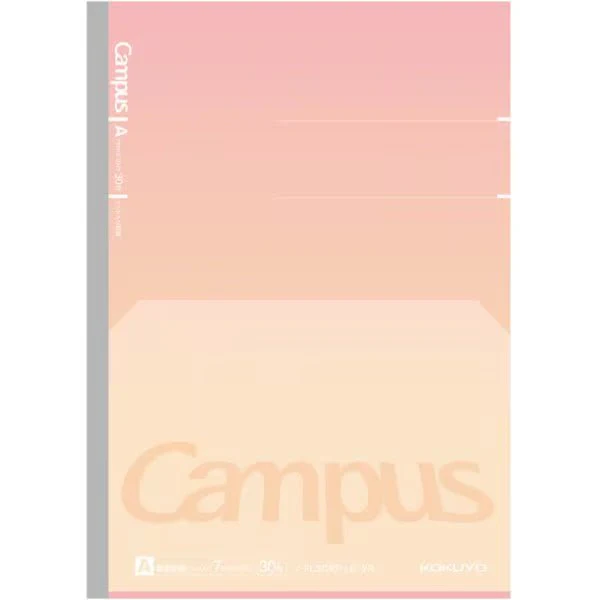 [Limited] Campus Flat Notebook Positive & Relaxing / KOKUYO - Image 5