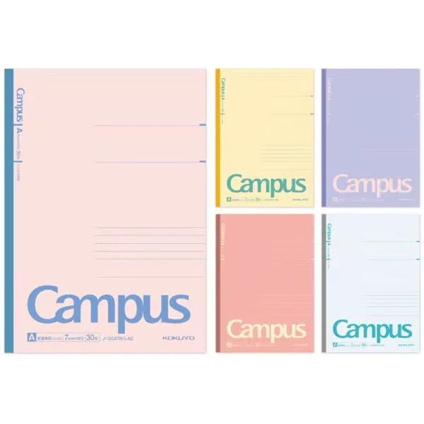 [Limited] Campus Notebook Semi-B5 Dot Ruled Positive & Relaxing / KOKUYO - Image 2
